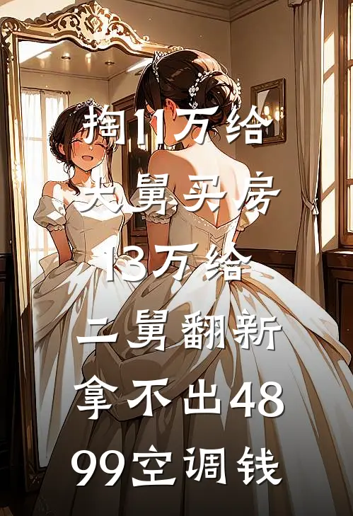 掏11万给大舅买房13万给二舅翻新，拿不出4899空调钱
