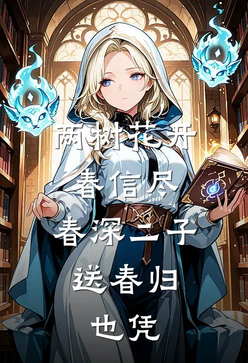 两树花开春信尽,春深二子送春归,也凭
