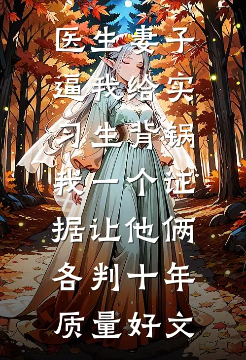 医生妻子逼我给实习生背锅，我一个证据让他俩各判十年质量好文