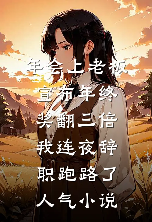 年会上老板宣布年终奖翻三倍，我连夜辞职跑路了人气小说