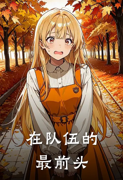 在队伍的最前头