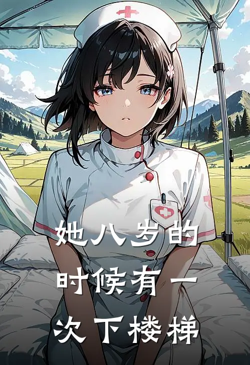 她八岁的时候有一次下楼梯