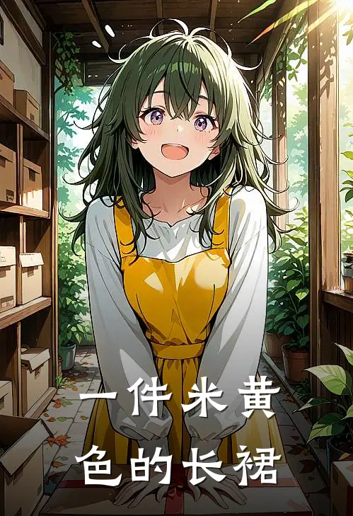 一件米黄色的长裙