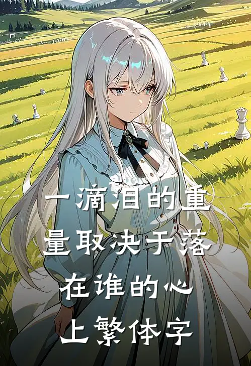 一滴泪的重量取决于落在谁的心上繁体字