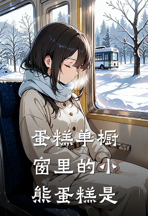 蛋糕单橱窗里的小熊蛋糕是
