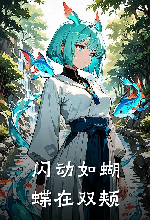 闪动如蝴蝶在双颊