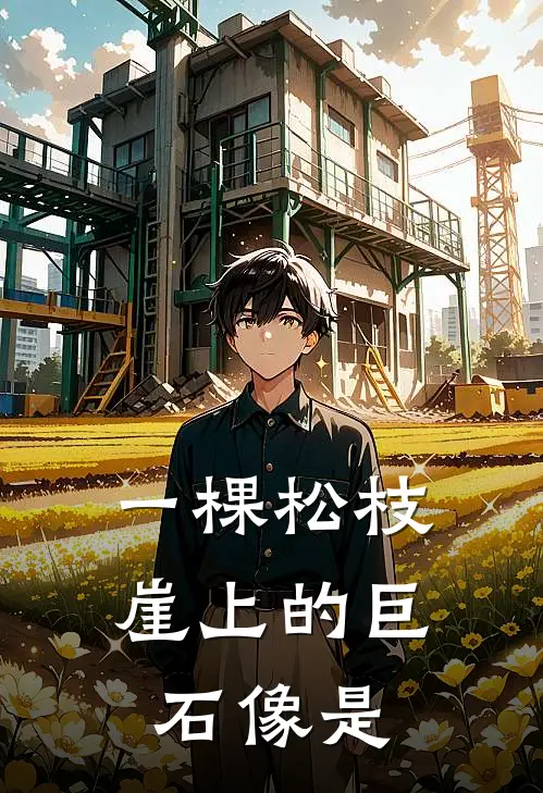 一棵松枝崖上的巨石像是