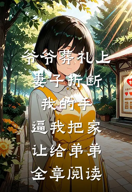 爷爷葬礼上，妻子折断我的手，逼我把家让给弟弟全章阅读