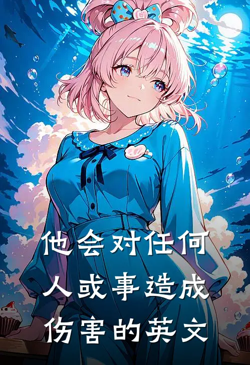 他会对任何人或事造成伤害的英文
