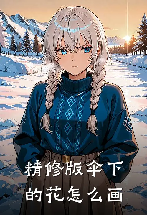 精修版伞下的花怎么画