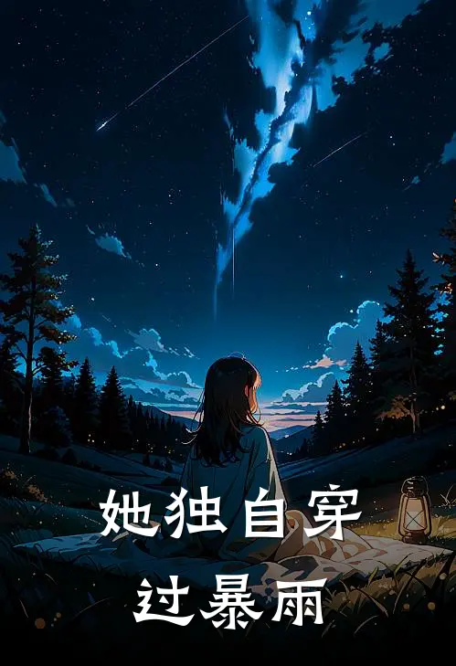 她独自穿过暴雨中的衣服