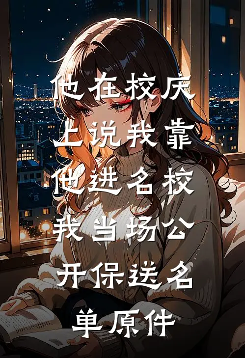 他在校庆上说我靠他进名校，我当场公开保送名单原件