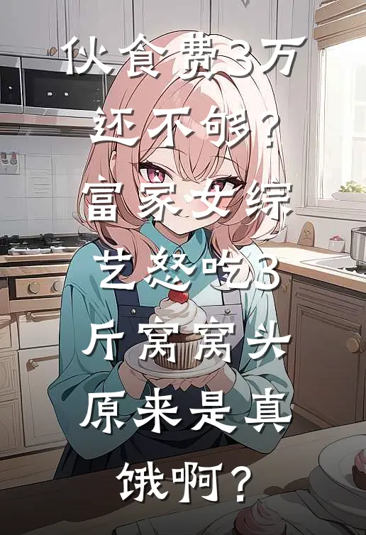 伙食费3万还不够？富家女综艺怒吃3斤窝窝头，原来是真饿啊？
