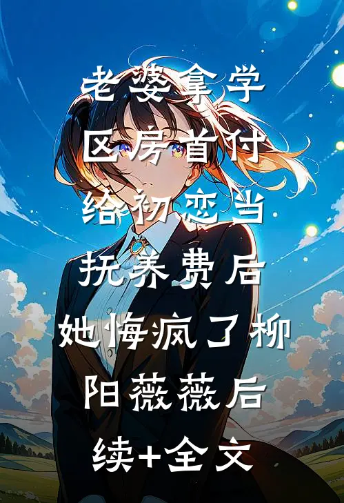 老婆拿学区房首付给初恋当抚养费后，她悔疯了柳阳薇薇后续+全文