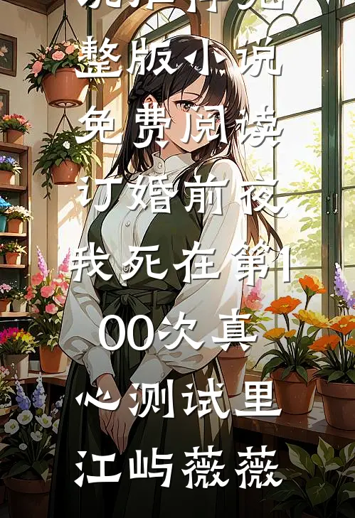 订婚前夜，我死在第100次真心测试里江屿薇薇已完结小说推荐_完整版小说免费阅读订婚前夜，我死在第100次真心测试里江屿薇薇