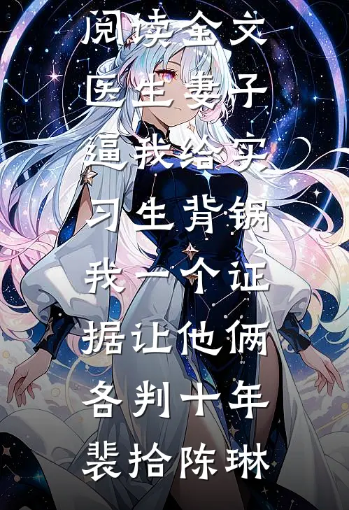 医生妻子逼我给实习生背锅，我一个证据让他俩各判十年(裴拾陈琳)完结好看小说_免费阅读全文医生妻子逼我给实习生背锅，我一个证据让他俩各判十年(裴拾陈琳)