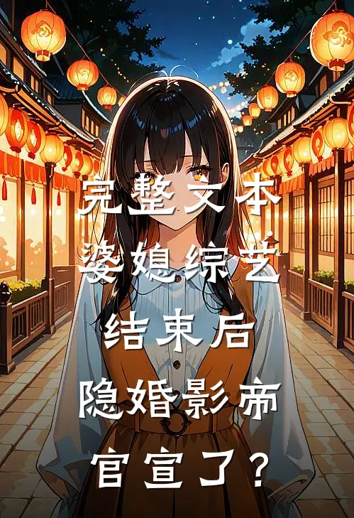 完整文本婆媳综艺结束后，隐婚影帝官宣了？