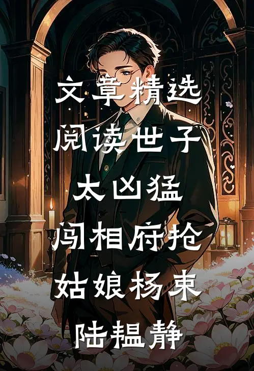 文章精选阅读世子太凶猛:闯相府抢姑娘杨束陆韫静