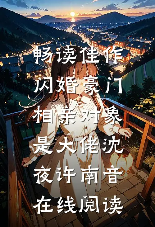 畅读佳作闪婚豪门:相亲对象是大佬(沈夜许南音)在线阅读