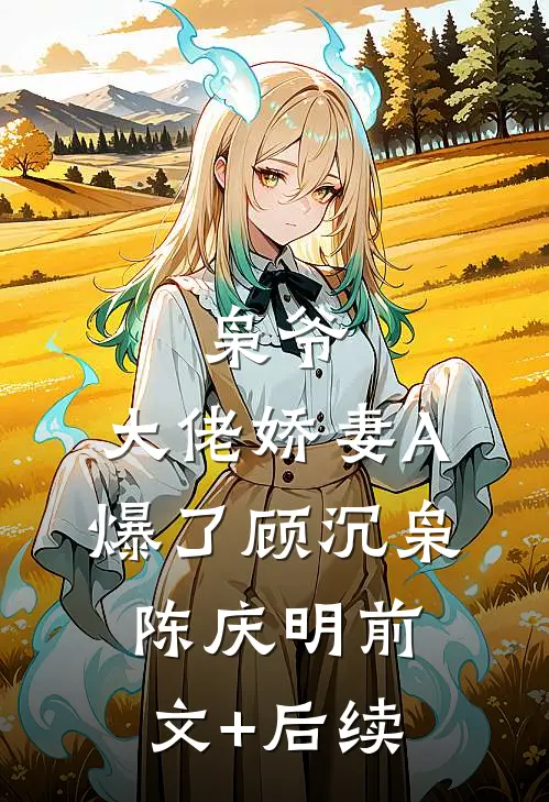 枭爷，大佬娇妻A爆了顾沉枭陈庆明前文+后续