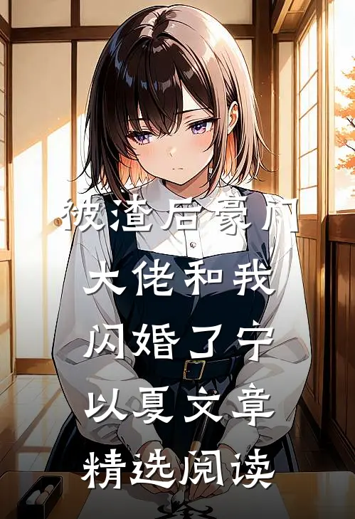 被渣后豪门大佬和我闪婚了宁以夏文章精选阅读